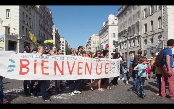 La Marche des Migrants à Marseille, 12 mai 2018.