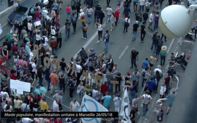 Marée Populaire, manifestation unitaire à Marseille 26/05/2018