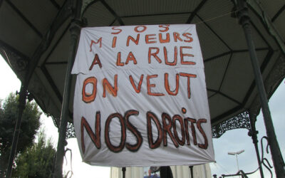 Occupation du kiosque de la Canebière