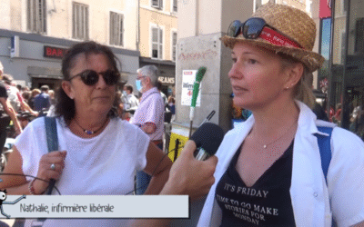 MOUCHE À OREILLE : Manifestation pour la défense de l’hôpital public et des soignant.es, 16/06/20