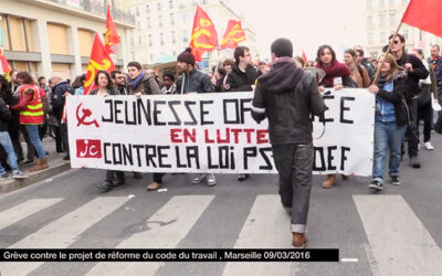Grève contre le projet de réforme du code du travail , Marseille 09/03/2016